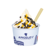 Sundae Extra salted dropflakes lemoncurd,Angelo;Medium 3,35 - Large 3,85